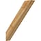 Ekena Millwork 6"W x 34"D x 40"H Traditional Rough Sawn Knee Brace, Western Red Cedar BRC06X34X40TRA00RWR - alternate 1